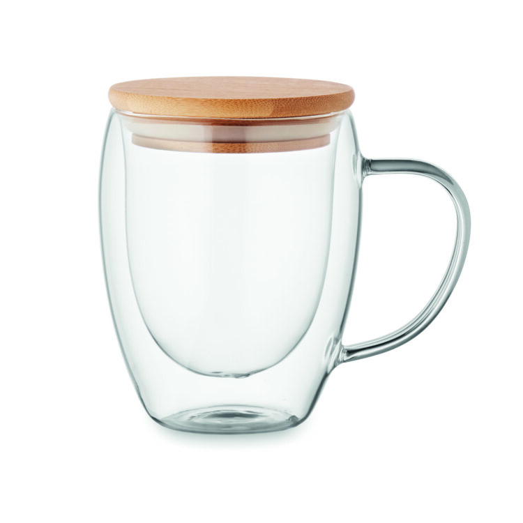 Kuumakindel klaasist kohvitops 250 ml