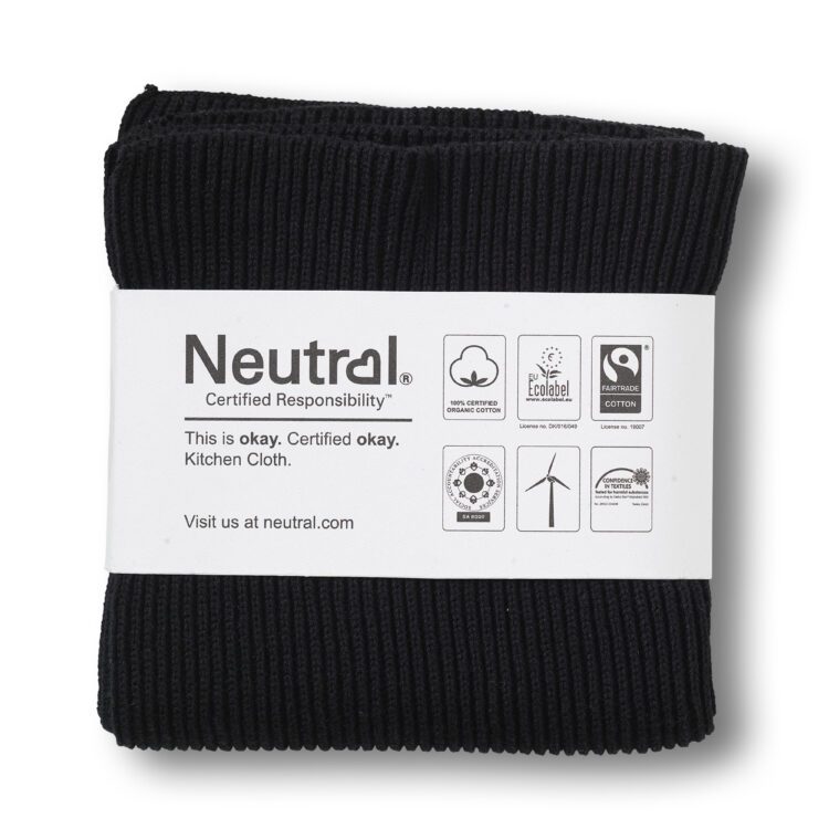 Neutral® Fairtrade soonikkoega köögirätt 2tk 600g/m²