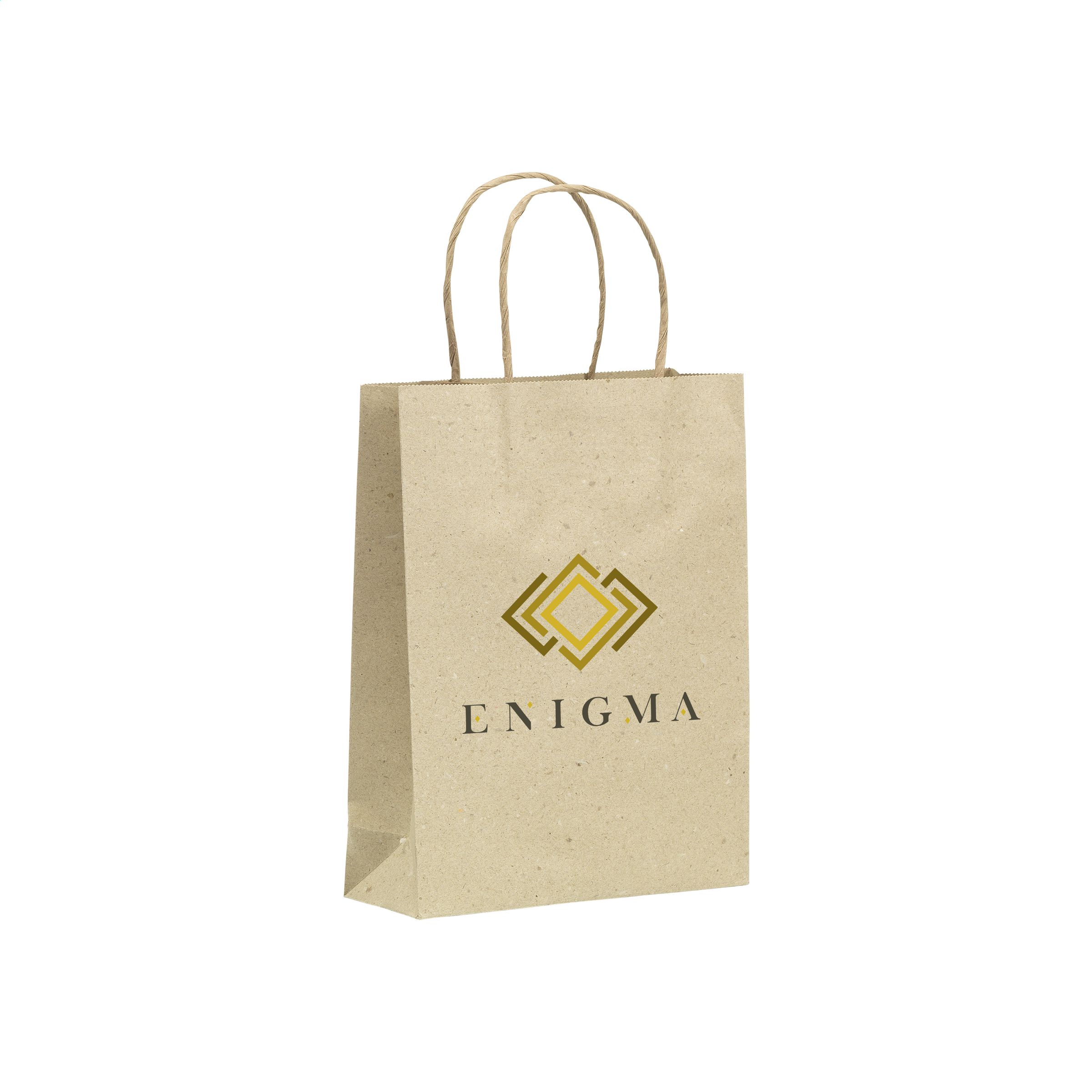 Leaf It Bag ümbertöödeldud rohust kinkekott (120 g/m²) M - Image 2