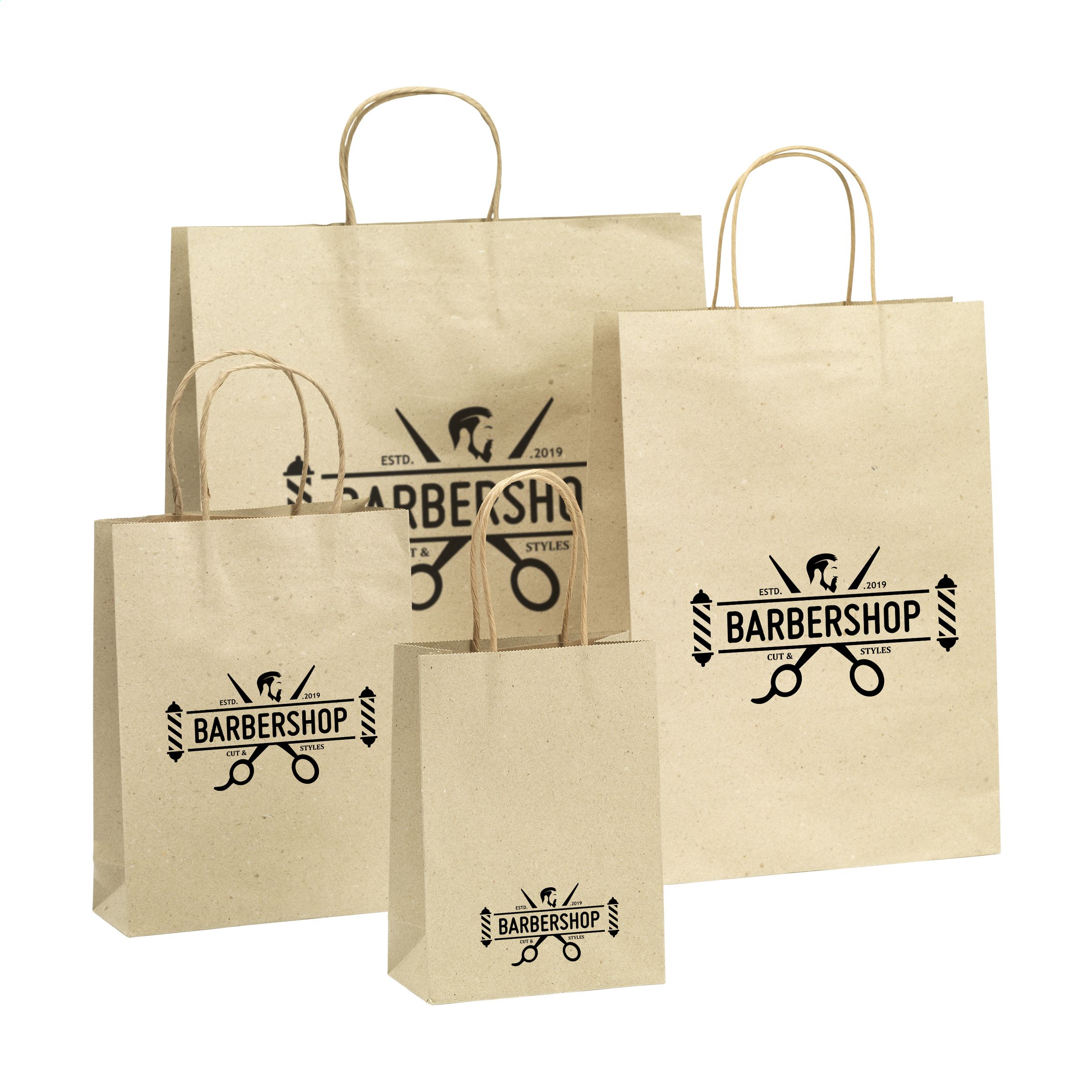 Leaf It Bag ümbertöödeldud rohust kinkekott (120 g/m²) M