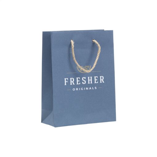 Leaf It Bag ümbertöödeldud teksakiududest kinkekott (180 g/m²) S - Image 2