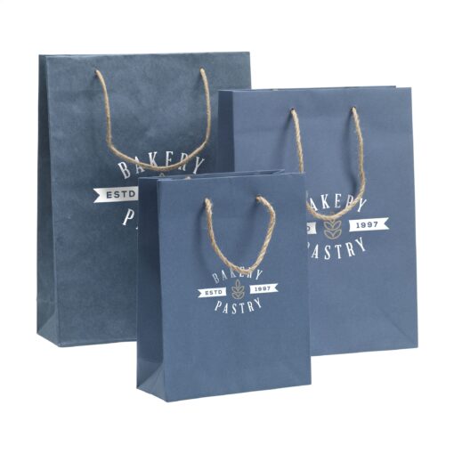 Leaf It Bag ümbertöödeldud teksakiududest kinkekott (180 g/m²) S