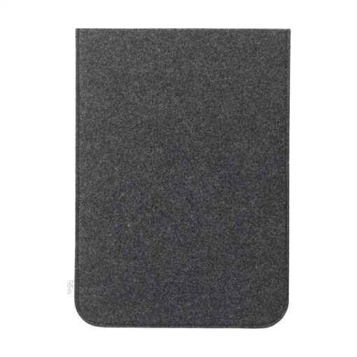 Recycled Felt & Apple Leather Laptop Sleeve 16 inch - Image 3