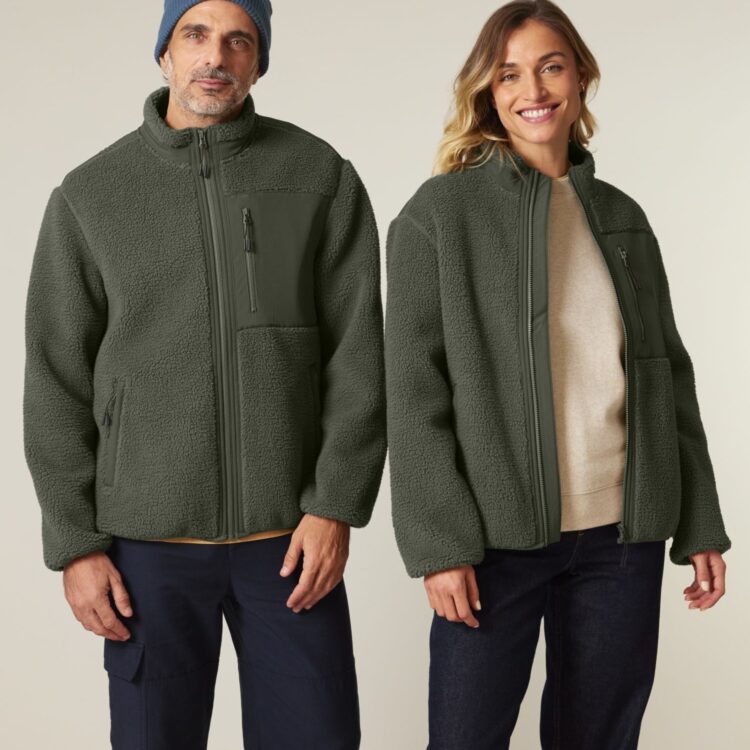 Brooker unisex sherpa jakk 450gsm