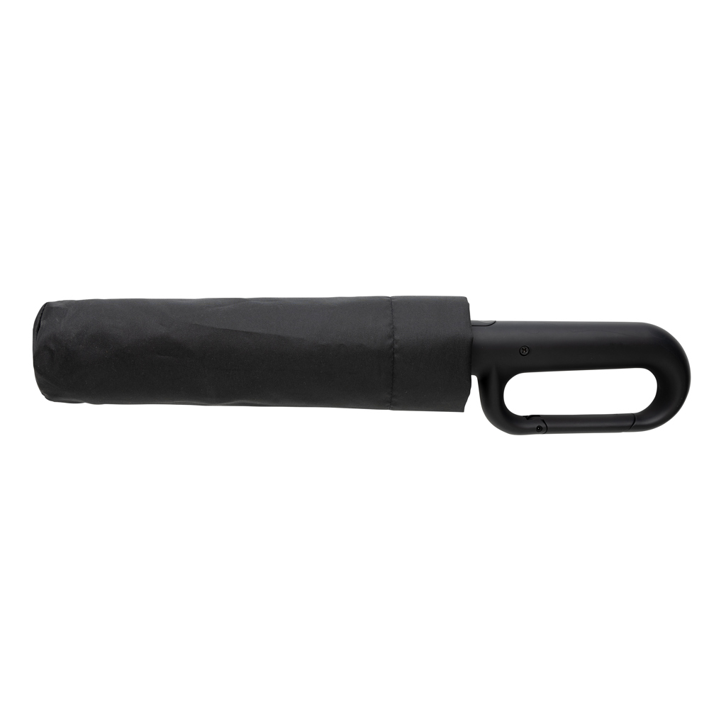 Yara 21" AWARE™ RPET solid colour umbrella with carabiner - Pilt 4