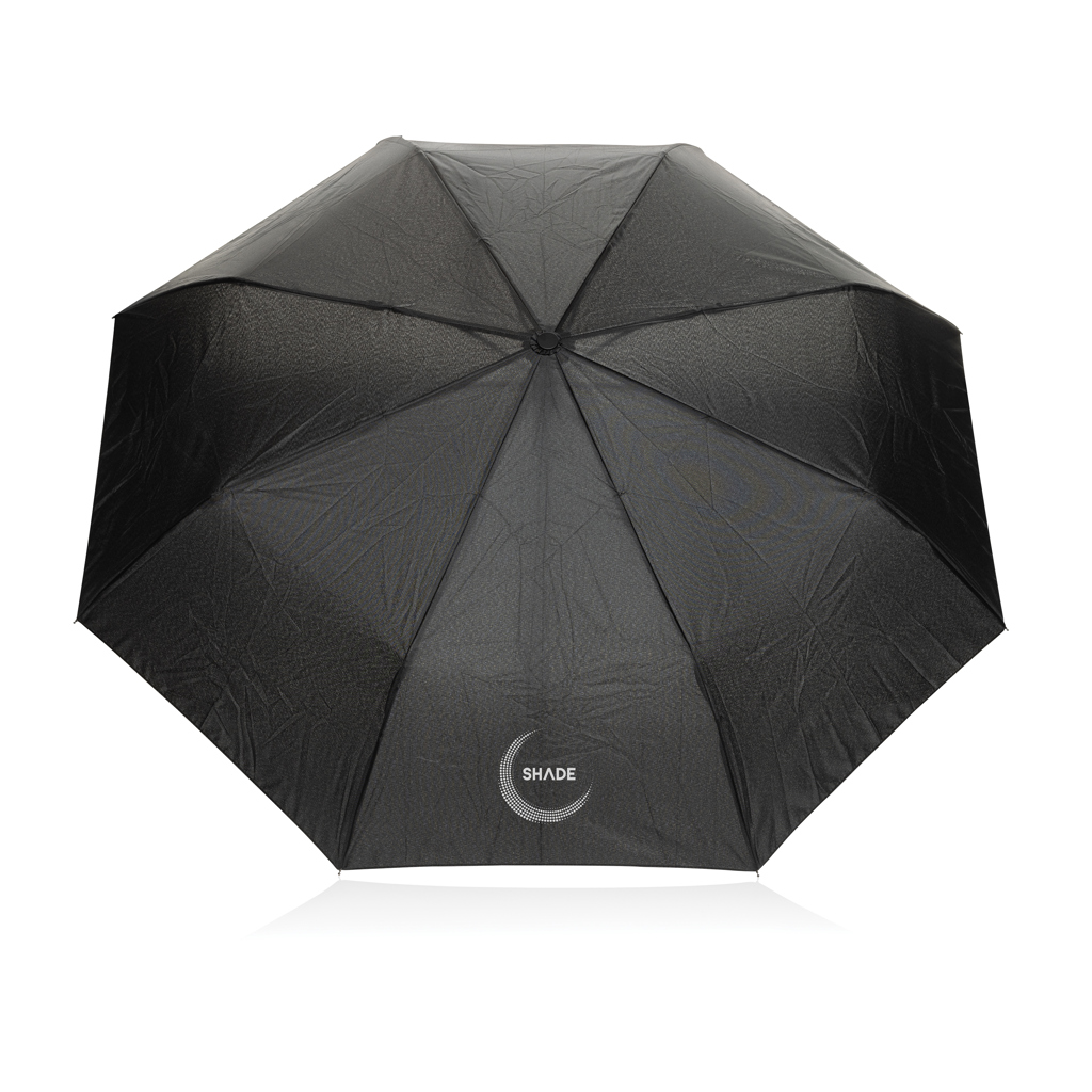 Yara 21" AWARE™ RPET solid colour umbrella with carabiner - Pilt 6