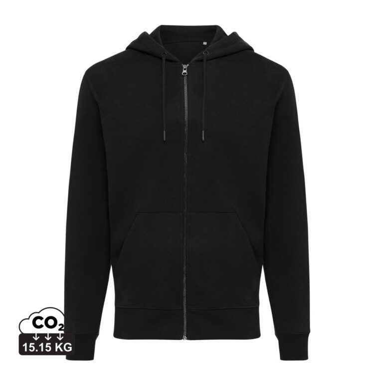 Iqoniq Abisko taaskasutatud puuvillast lukuga pusa 340 G/M²