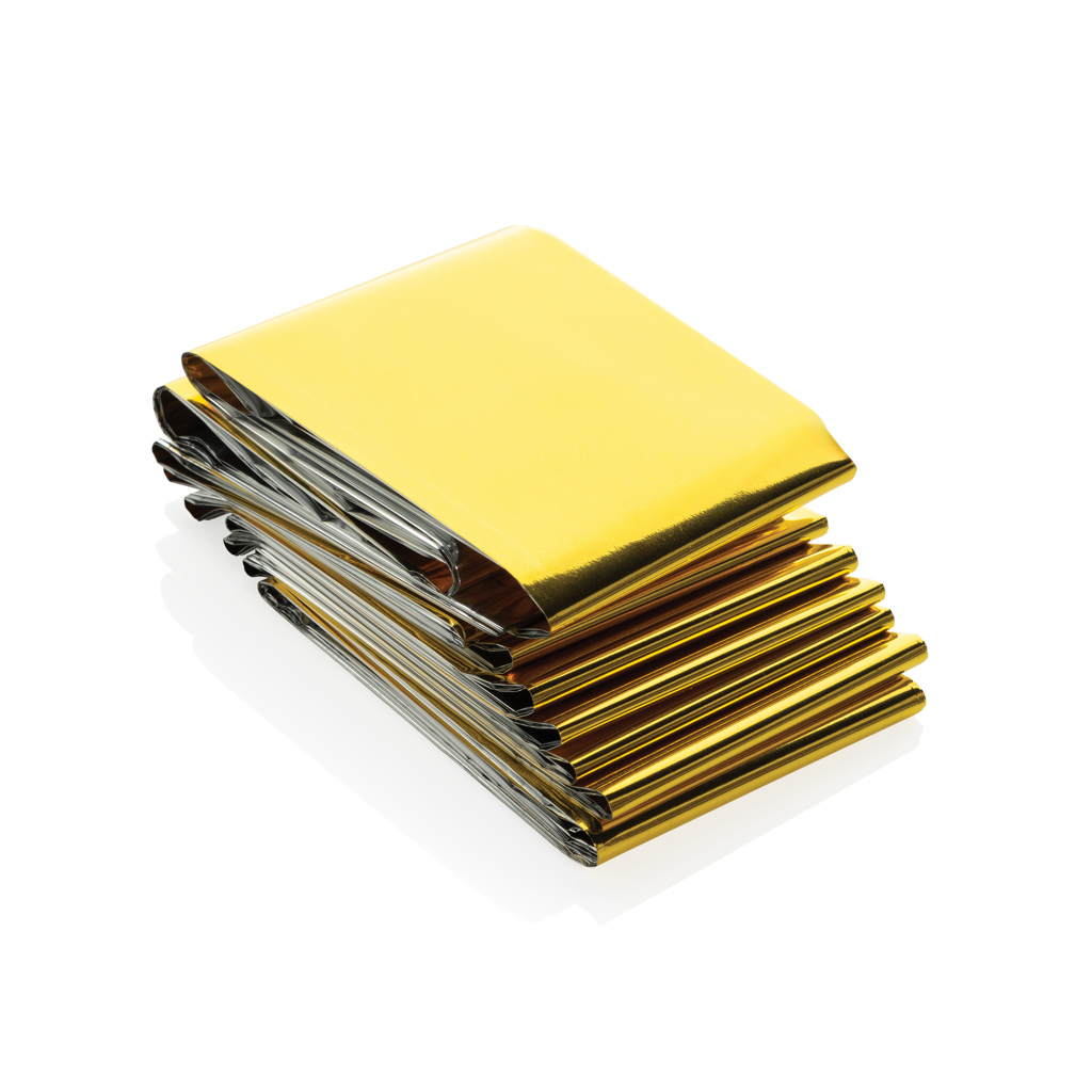 Solra emergency blanket in RCS recycled RPET pouch - Pilt 3