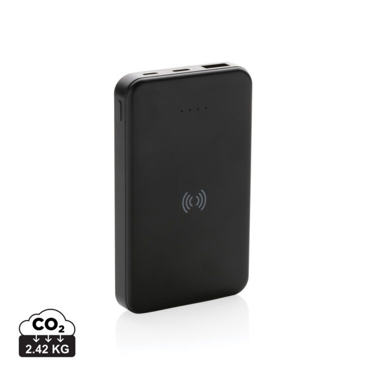 RCS plastist 5.000 mAh 5W juhtmevaba laadimisega akupank