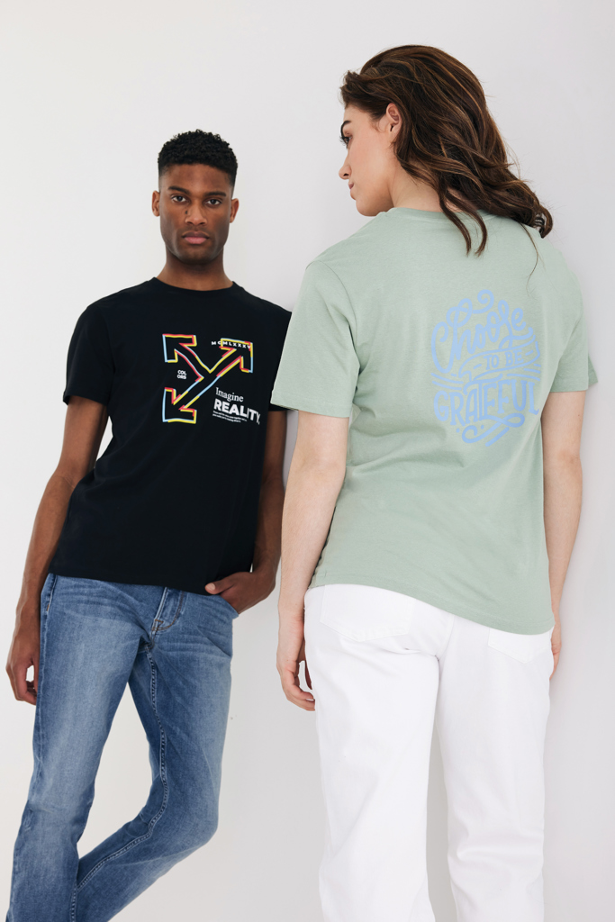 Iqoniq Bryce ümbertöödeldud puuvillast unisex T-särk 180 G/M² - Image 13
