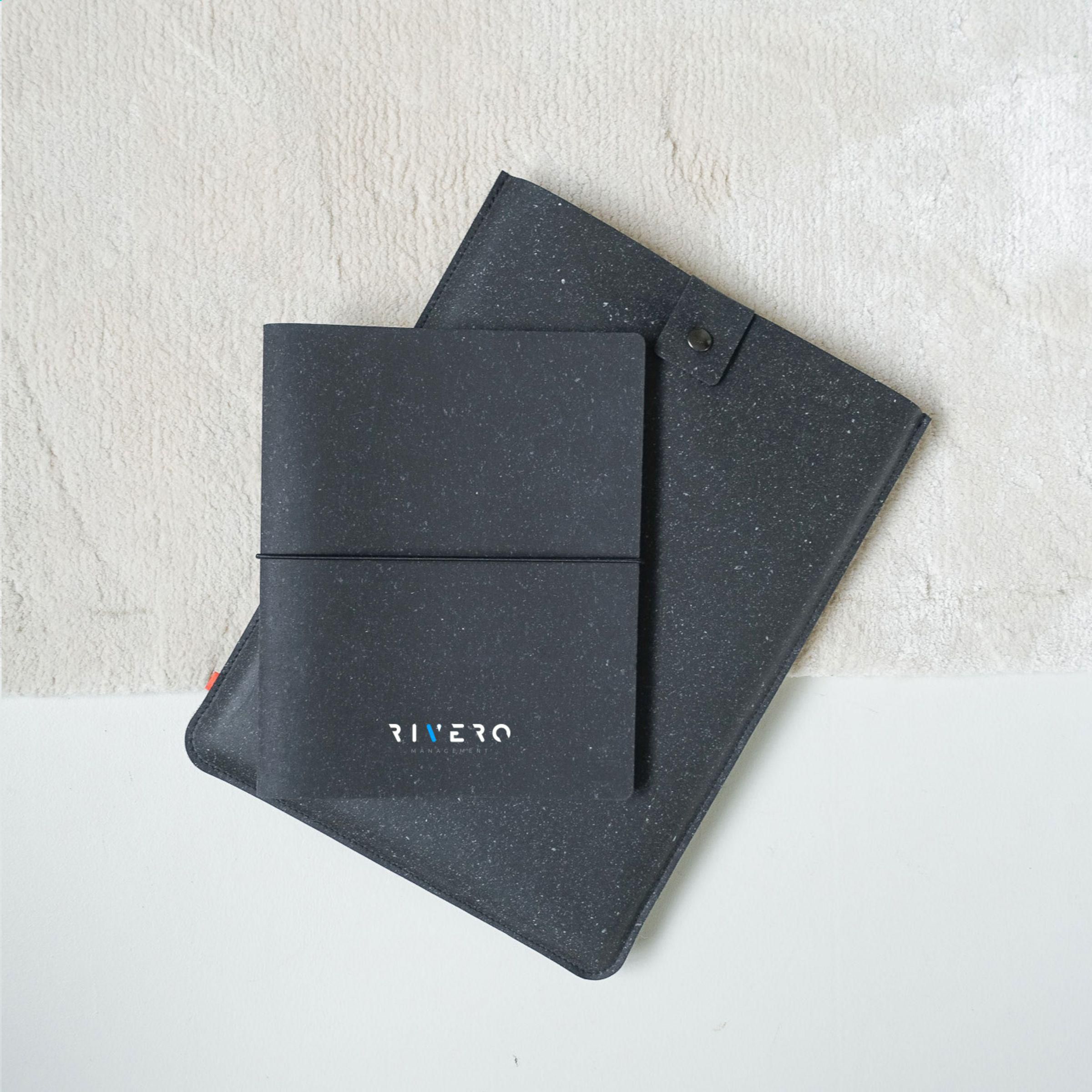 Recycled Leather Laptop Sleeve 14" - Pilt 5