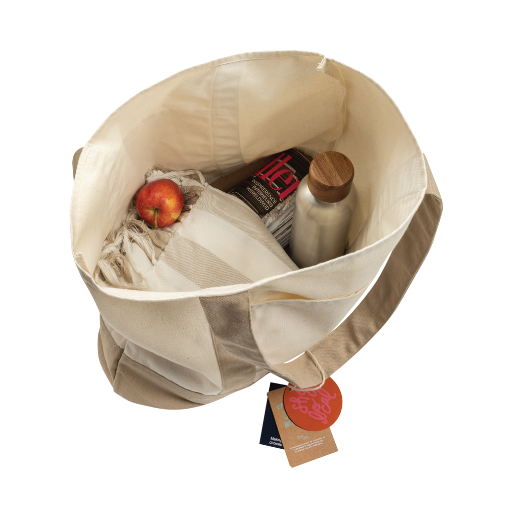 SHOP LOCAL AWARE™ recycled cotton 350gsm Tote bag - Pilt 4