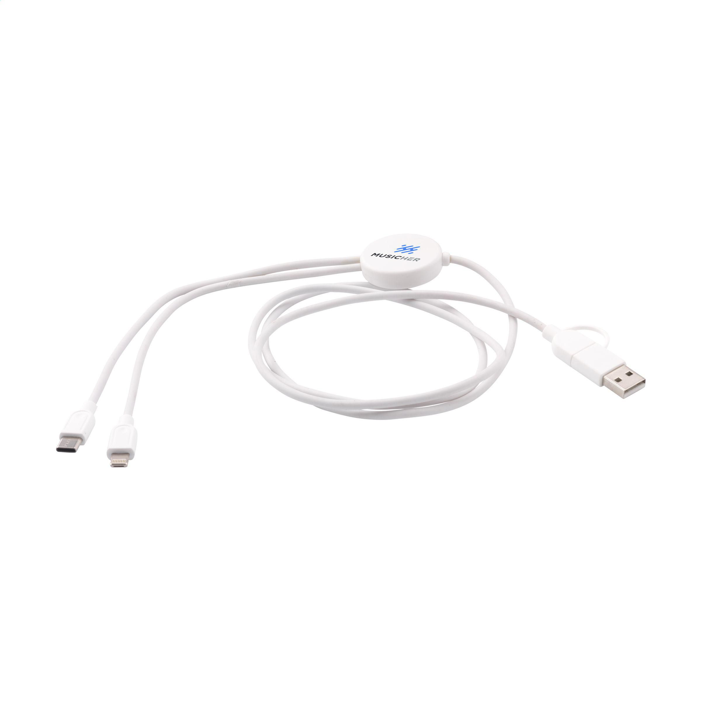 Charging Cable RCS Recycled ABS-TPE - Pilt 2