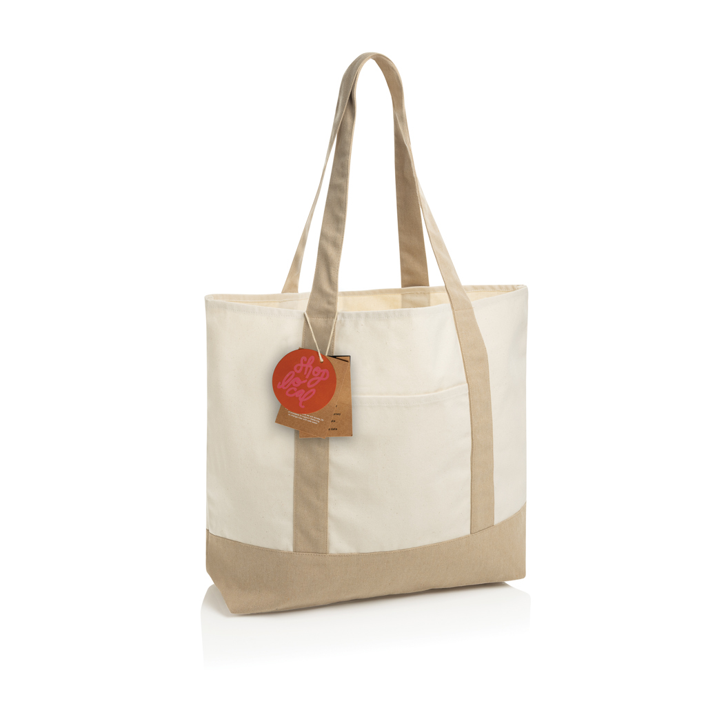 SHOP LOCAL AWARE™ recycled cotton 350gsm Tote bag - Pilt 2