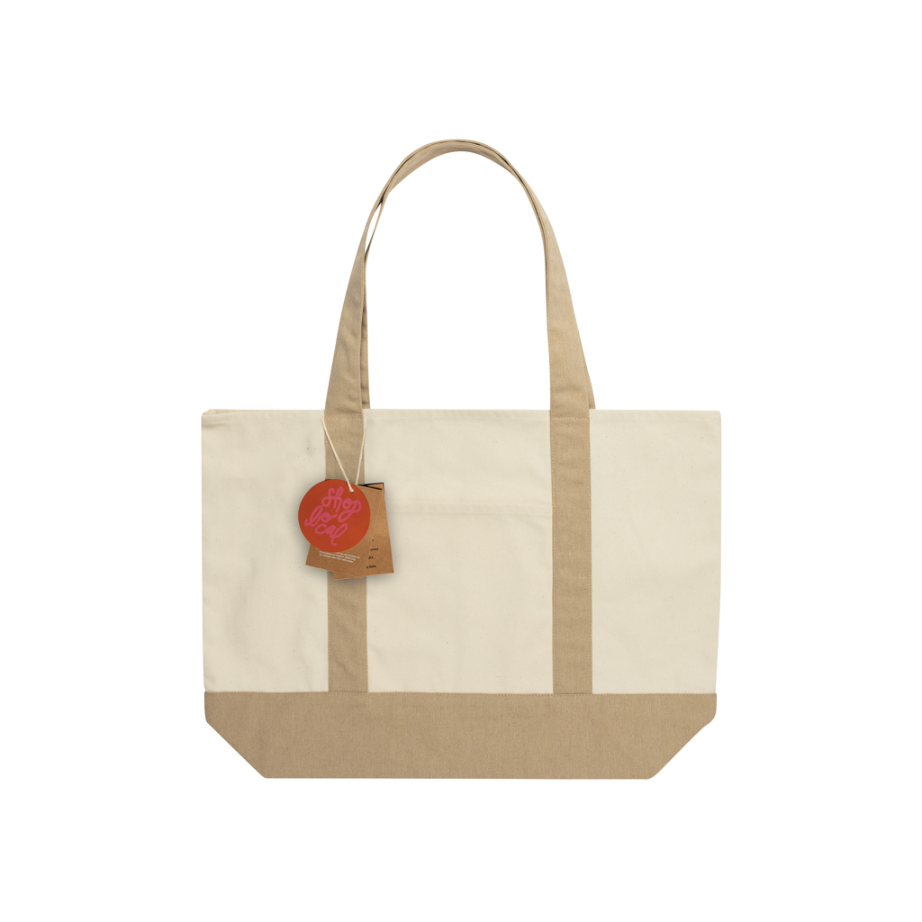 SHOP LOCAL AWARE™ recycled cotton 350gsm Tote bag - Pilt 3