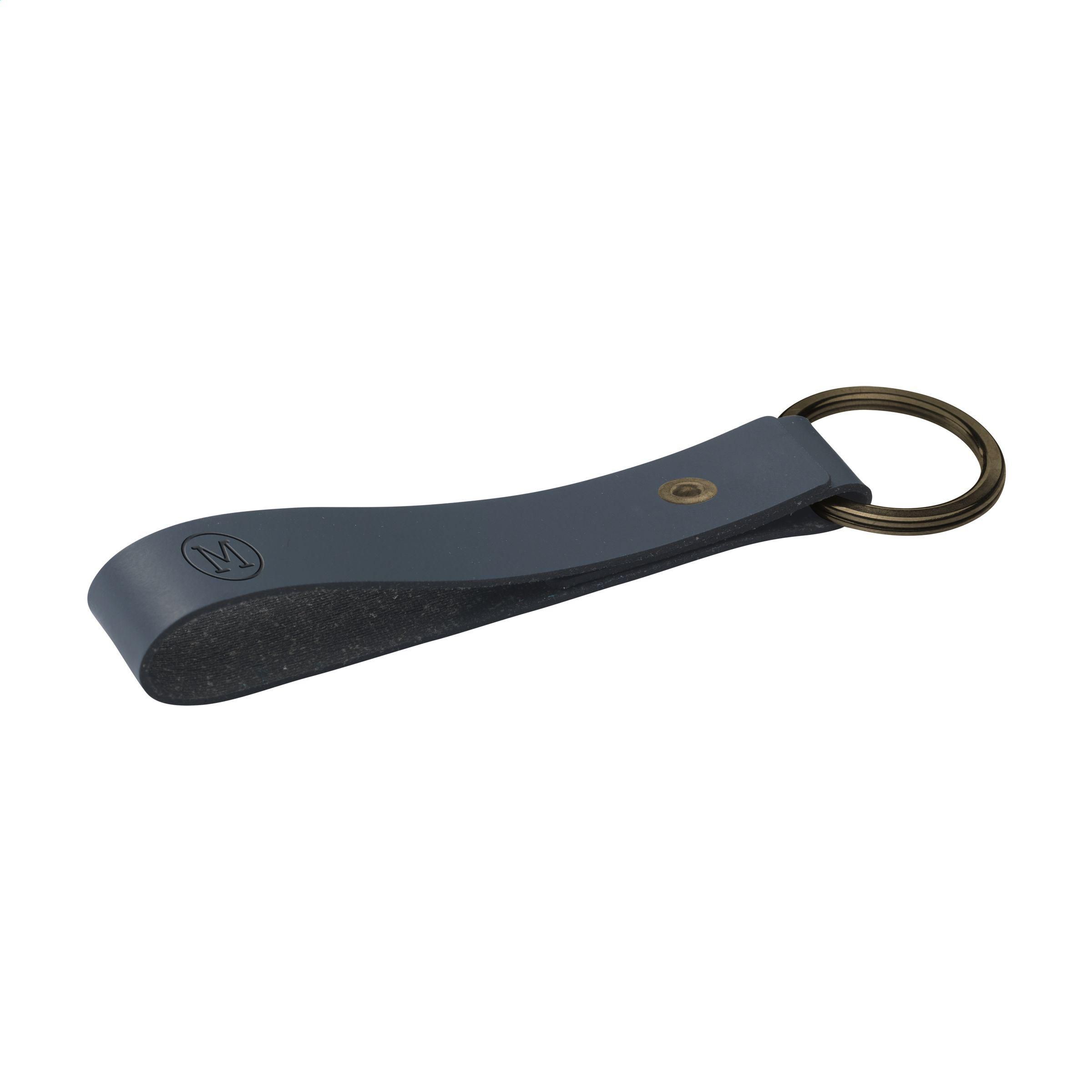Recycled Leather Keyring - Pilt 2